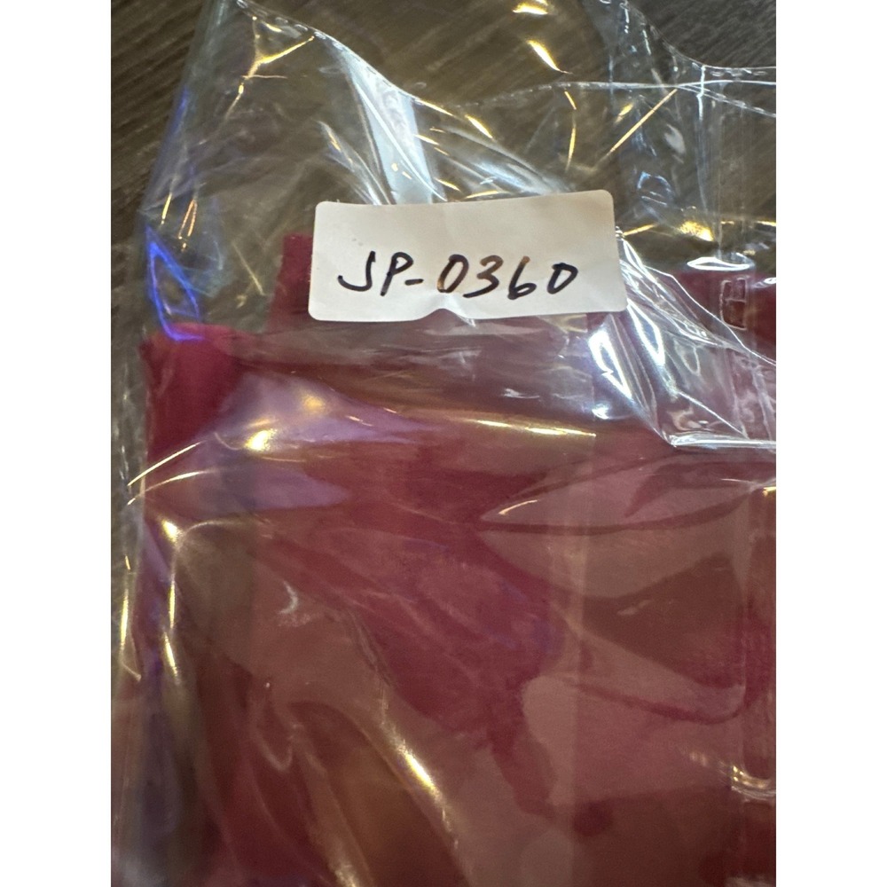 Bagatelle Collection Faux Suede A-Line Skirt XS Burgundy Wine Vegan Suede Midi - Picture 7 of 7